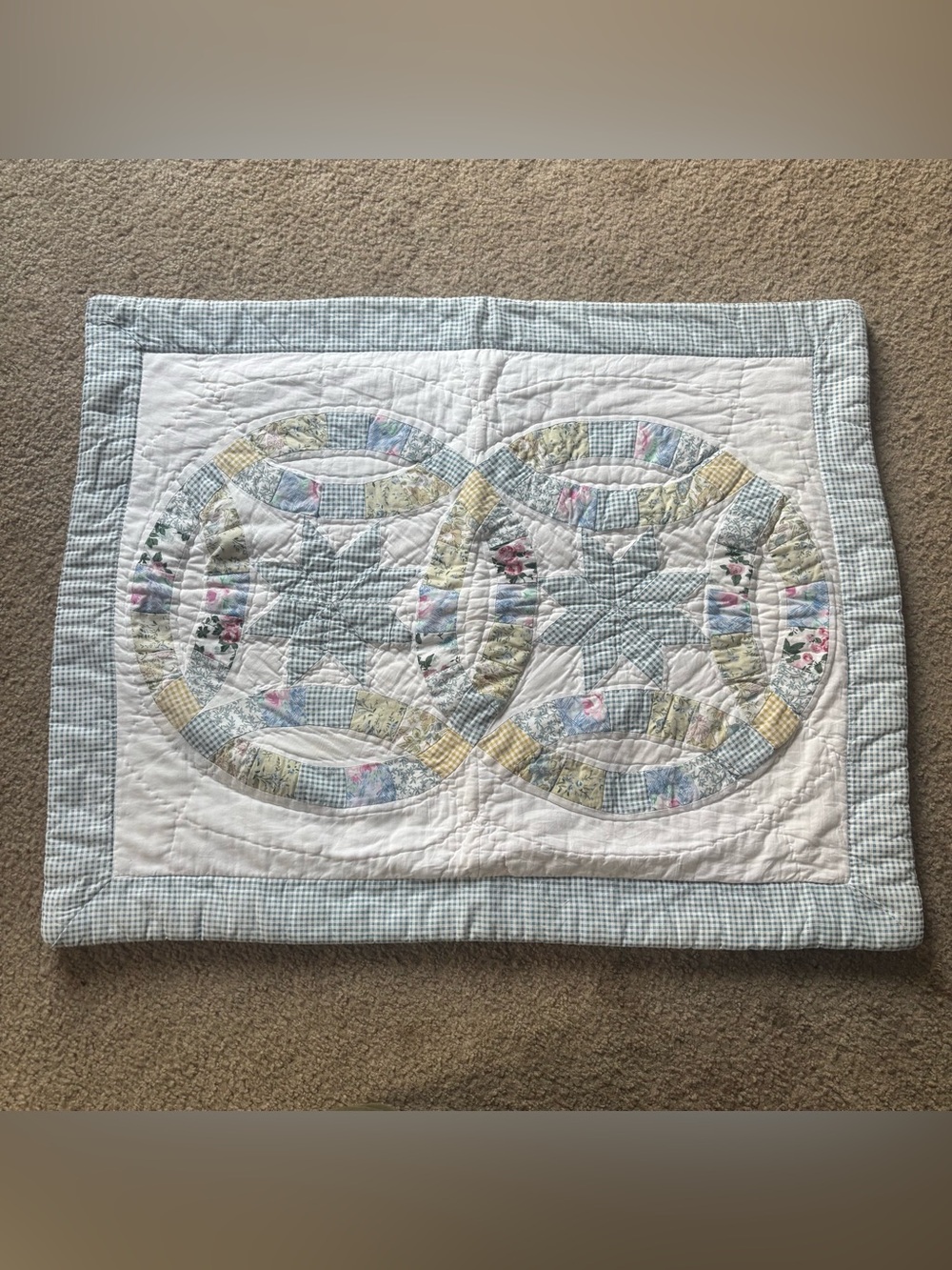 JCPenney home collection cotton patchwork cottage quilted standard pillow shams